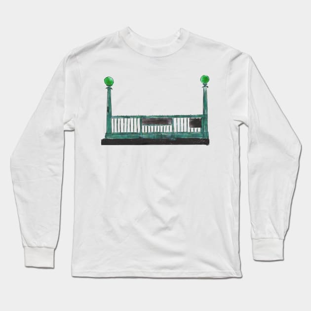 Subway Station Globes Long Sleeve T-Shirt by maccm